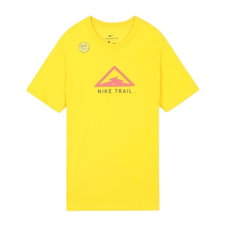 (SALE) ÁO THỂ THAO HÈ NIKE DRI-FIT TEE TRAIL - VÀNG “CT3858-735”