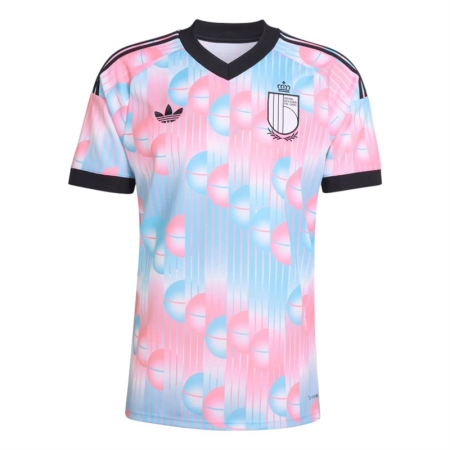 ÁO BÓNG ĐÁ ADIDAS ĐTQG BỈ SÂN KHÁCH 2026 FAN VERSION - XANH “JM8386”