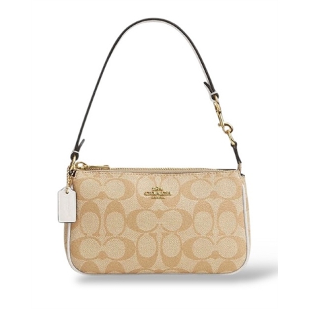 TÚI COACH NOLITA 19 IN SIGNATURE CANVAS LIGHT KHAKI “CS442”