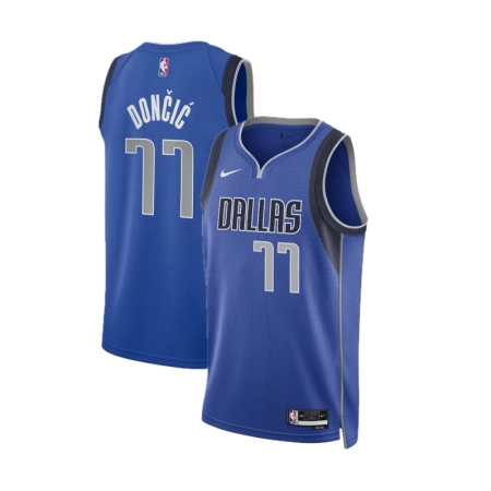 ÁO BÓNG RỔ NIKE DALLAS MAVERICKS NAMESET DONCIC #77 - XANH “DN2002-480”
