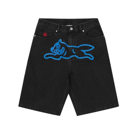 QUẦN NGẮN NAM ICECREAM BBC RUNNING DOG DENIM - ĐEN
