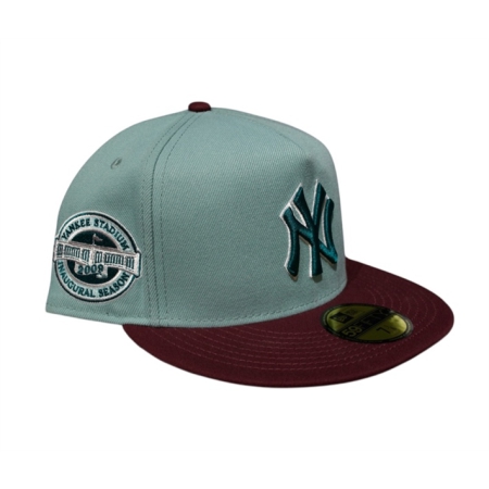 NÓN THỜI TRANG NEW ERA 59FIFTY FITTED NY YANKEES COLOR UV - SIZE 7 1/8 " XANH RÊU"