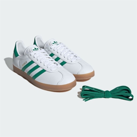 [SALE CHỒNG SALE] GIÀY THỜI TRANG CỔ ĐIỂN ADIDAS GAZELLE “ GREE WHITE “ IH2216