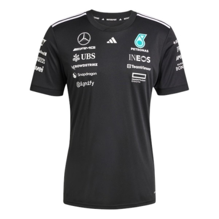 ÁO ĐẤU CÔNG THỨC 1 NỮ ADIDAS MERCEDES AMG PETRONAS FORMULA ONE TEAM - ĐEN “JW5362”