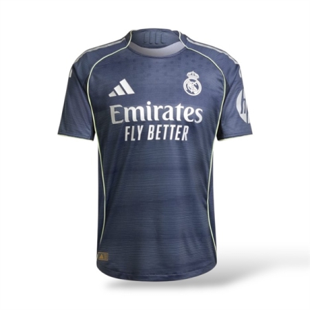 ÁO BÓNG ĐÁ ADIDAS REAL MADRID SÂN KHÁCH 25/26 - PLAYER VERSION - XANH “JV5920”