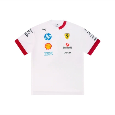 ÁO THUN SCUDERIA FERRARI DRIVERS - TRẮNG "714061-02"