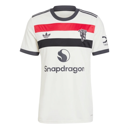 ÁO ĐẤU ADIDAS CLB MANCHESTER UNITED THỨ BA 24/25 - TRẮNG "IY7806"