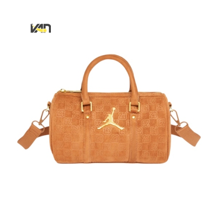 TÚI JORDAN SUEDE MONOGRAM MINI DUFFEL 3L - NÂU “IQ5743-299”