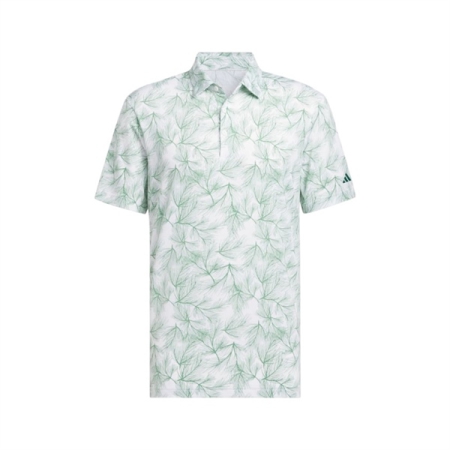 ÁO POLO ADIDAS LƯỚI HỌA TIẾT ULTIMATE365 - XANH “IT0157”