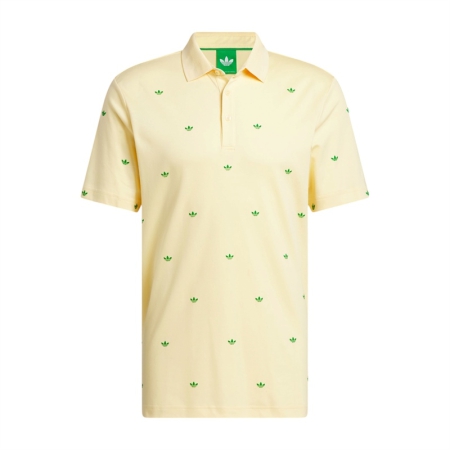 ÁO THỂ THAO NAM ADIDAS POLO HOẠ TIẾT BA LÁ ORIGINALS - VÀNG “JM8257”