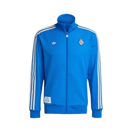 ÁO KHOÁC NỈ ADIDAS REAL MADRID TERRACE ICONS NAM - XANH - “JN3058”