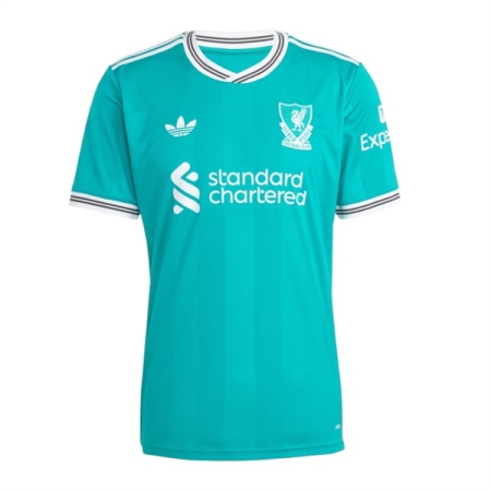 ÁO ĐẤU THỨ 3 LIVERPOOL FC 25/26 FAN VERSION - XANH " JV6428 "