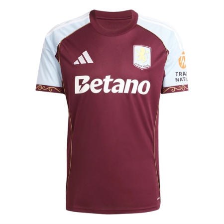 ÁO BÓNG ĐÁ ADIDAS ASTON VILLA FC SÂN NHÀ 25/26 - TÍM "JN8061"