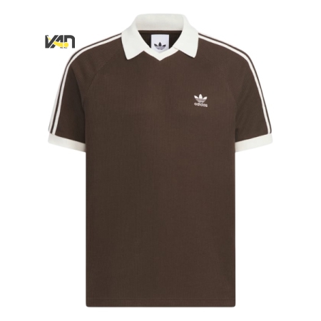 ÁO THỜI TRANG POLO ADIDAS WAFFLE - NÂU “KB5462”