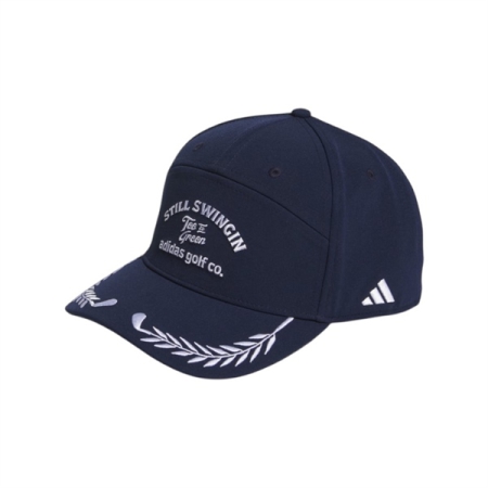 NÓN ADIDAS LƯỠI TRAI VÀNH THẲNG GRAPHIC - XANH “JH3627”