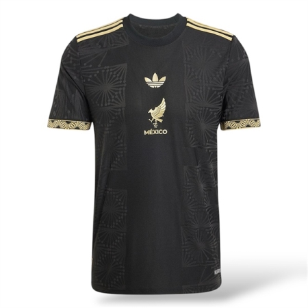 ÁO BÓNG ĐÁ ADIDAS ĐTQG MEXICO 24/25 PLAYER VERSION TAY NGẮN - ĐEN “JF2639”