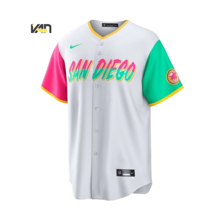 ÁO BÓNG CHÀY NIKE SAN DIEGO PADRES - TRẮNG “T770-PYCC-PYP-CC4”