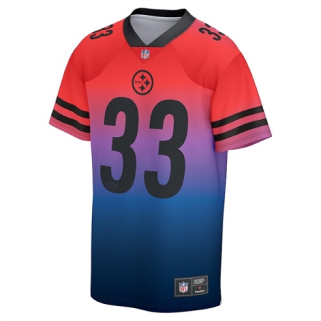 ÁO BẦU DỤC PITTSBURGH STEELERS GRADIENT NFL FOUNDATION - ĐỎ XANH “026R-09XS-7L-LFV”