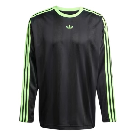 ÁO ĐẤU TAY DÀI ADIDAS JACQUARD ADICOLOR - ĐEN “JX1518”