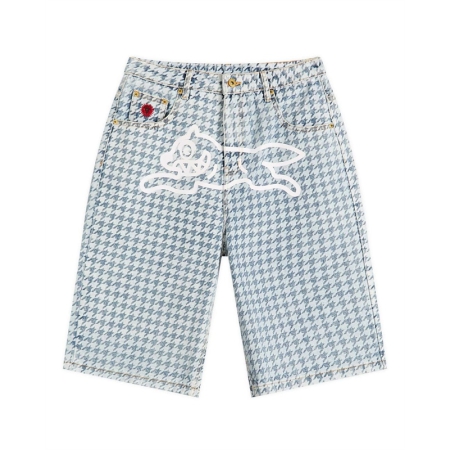 QUẦN NGẮN THỜI TRANG ICECREAM BBC HOUNDSTOOTH RUNNING DOG - TRẮNG