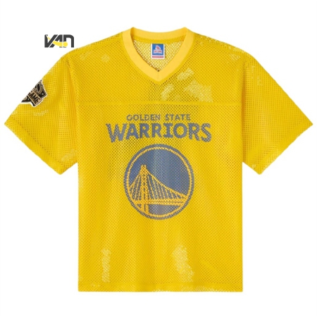 ÁO ĐẤU THỜI TRANG OVO x NBA GOLDEN STATE WARRIORS - VÀNG " GSY-03 "