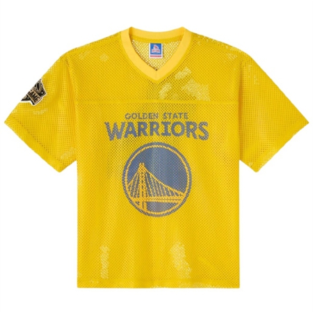 ÁO ĐẤU THỜI TRANG OVO x NBA GOLDEN STATE WARRIORS - VÀNG " GSY-03 "