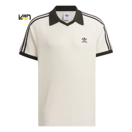 ÁO THỜI TRANG POLO ADIDAS WAFFLE - TRẮNG “JV9265”