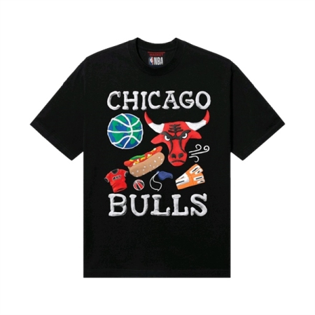 ÁO THUN THỜI TRANG CHICAGO BULLS T-SHIRTMEN – BLACK "399001677"