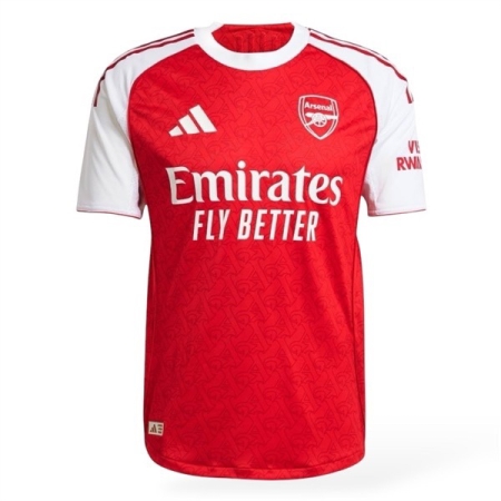 ÁO BÓNG ĐÁ ADIDAS ARSENAL SÂN NHÀ 25/26 NAME GYOKERES VÀ PATCH EPL AUTH PLAYER VERSION - ĐỎ “JI9516”