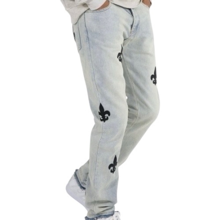 QUẦN STRAIGHT JEANS MNML FLEUR “M2021-D139-BLU”