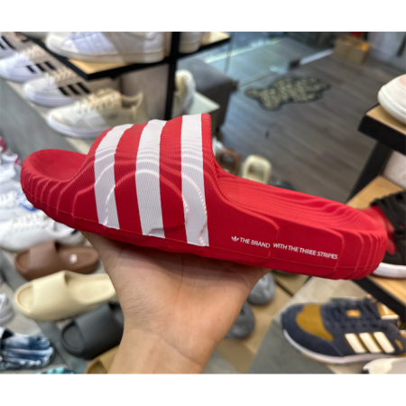 DÉP ADILETTE 23 ĐỎ SỌC TRẮNG