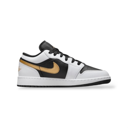 [SALE CHỒNG SALE] GIÀY THỜI TRANG NIKE JORDAN 1 LOW TRẮNG SWOOSH VÀNG - “553560-172”