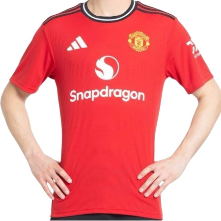 ÁO BÓNG ĐÁ ADIDAS MANCHESTER UNITED FAN ( CỔ ĐỘNG VIÊN ) - ĐỎ “KR2562”