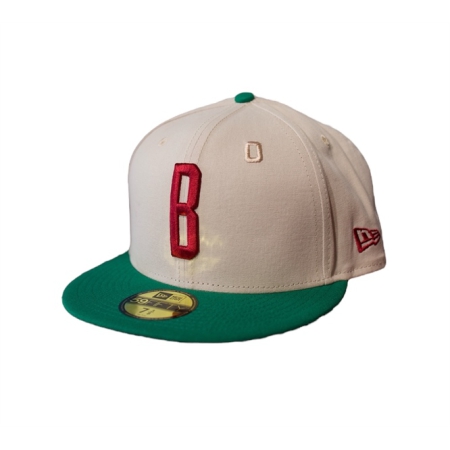 NÓN THỜI TRANG NEW ERA 59FIFTY FITTED BOSTON CELTICS CHROME - SIZE 7 3/8 " MÀU KEM "