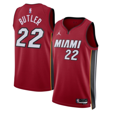 ÁO BÓNG RỔ NIKE MIAMI HEAT NAMESET BUTLER #22 - ĐỎ “DO9532-608”