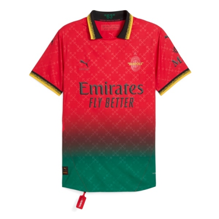 ÁO BÓNG ĐÁ PUMA AC MILAN X OFF WHITE “783001 02”