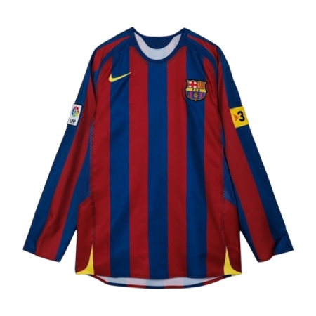ÁO BÓNG ĐÁ NIKE FC BARCELONA SÂN NHÀ MÙA GIẢI 05/06 REISSUE - RONALDINHO 10 “HQ1462-471“