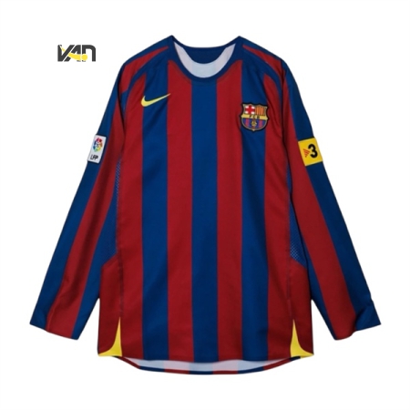 ÁO BÓNG ĐÁ NIKE FC BARCELONA SÂN NHÀ MÙA GIẢI 05/06 REISSUE - RONALDINHO 10 “HQ1462-471“