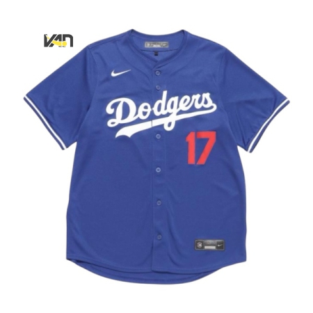 ÁO BÓNG CHÀY NIKE LOS ANGELES DODGERS SHOHEI OHTANI 17 - XANH “LM25-LDA2”