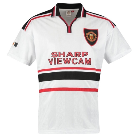 ÁO BÓNG ĐÁ CLB MANCHESTER UNITED RETRO 97/99 - TRẮNG - “ FCRT003”