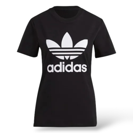 ÁO THUN ADIDAS 3 LÁ LOGO ĐEN