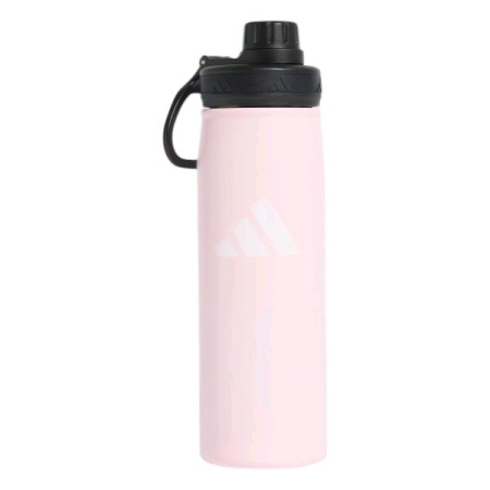 BÌNH NƯỚC ADIDAS KIM LOẠI 0,6L CÓ NẮP VẶN - HỒNG " KC6414 "