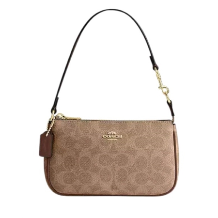 TÚI COACH NOLITA 19 IN SIGNATURE CANVAS BROWN " CW426 "