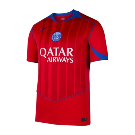 ÁO BÓNG ĐÁ NIKE PSG SÂN KHÁCH 25/26 - FAN VERSION - ĐỎ “HJ4606-680”