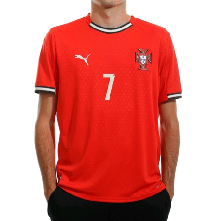 ÁO BÓNG ĐÁ PUMA BỒ ĐÀO NHA 2025 SÂN NHÀ FAN VERSION - NAME SET #7 RONALDO “ 779190-01”