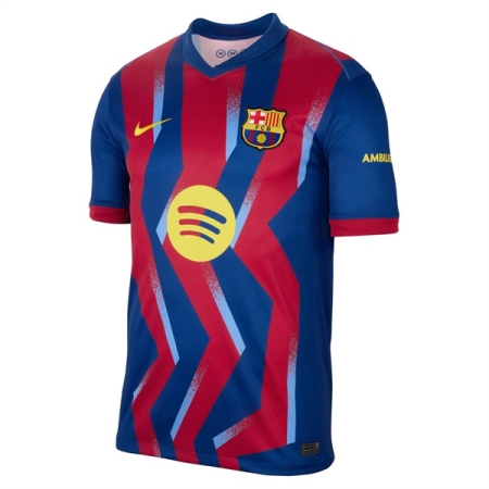 ÁO BÓNG ĐÁ NIKE BARCELONA 25/26 THỨ 4 FAN VERSION - ĐỎ " FZ1304-432 "