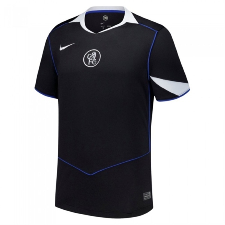 ÁO BÓNG ĐÁ NIKE CHELSEA THỨ BA 25/26 FAN VERSION - ĐEN “HM3202-011”