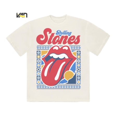 ÁO THỜI TRANG ROLLING STONES - TRẮNG “SKU8312711814”