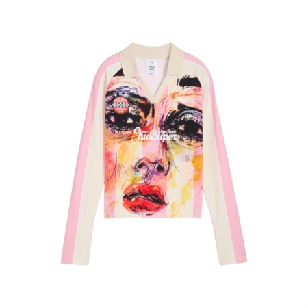 ÁO THUN TAY DÀI NỮ PUMA X KIDSUPER - HỒNG “632369-65”