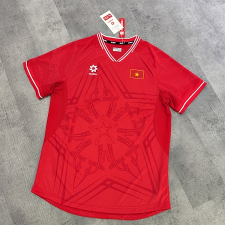 ÁO BÓNG ĐÁ ĐỘI TUYỂN VIỆT NAM 2024 SÂN NHÀ PLAYER VERSION * CỜ THÊU *